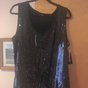 Brand New w/ Tags Sequin Top- size XL